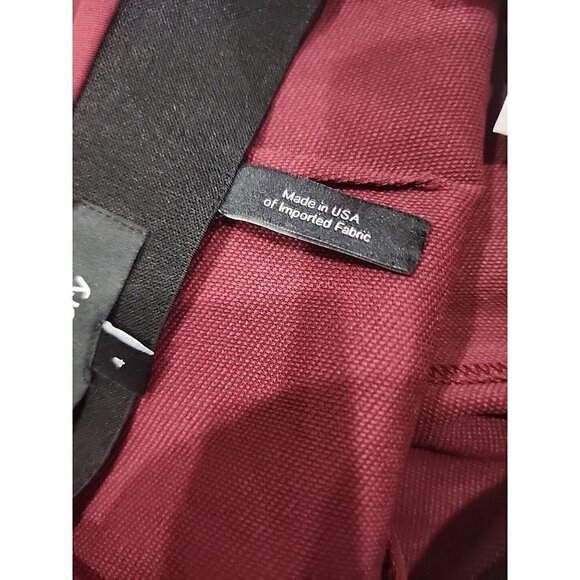 Theory Navalane Neoteric Womens Mid-Rise Burgundy Red Trouser Pants 4 - Picture 6 of 8